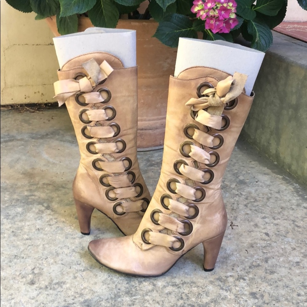 Chocolat Blu Leather Boots